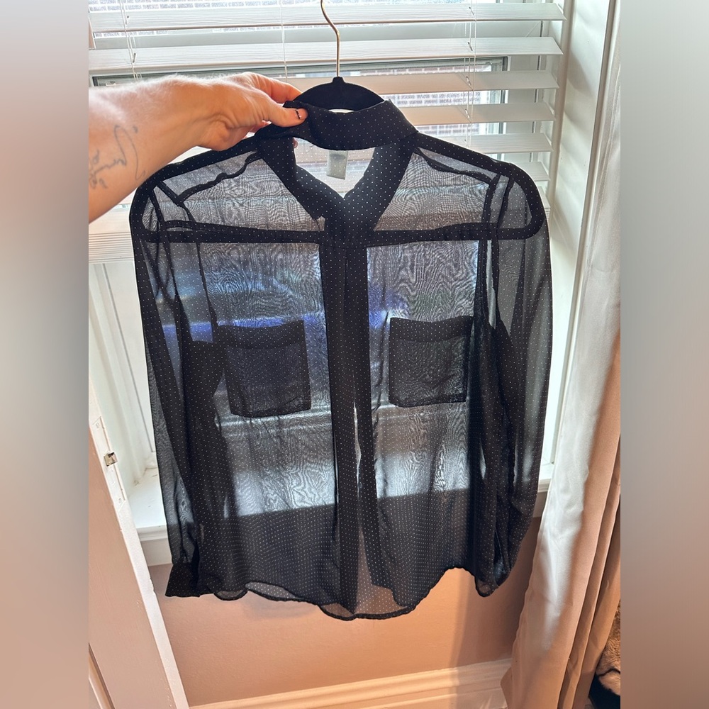 Black blouse for end of summer/fall